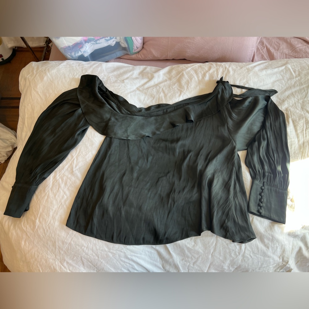 Free people off the shoulder silk top